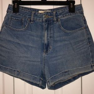 PacSun high waited jean shorts